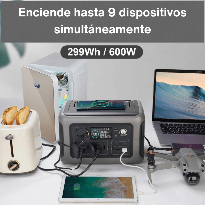 Central eléctrica portátil ALLPOWERS R600