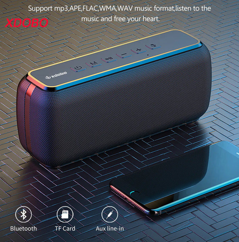 XDOBO X8 Portable 60W Waterproof Bluetooth Speaker