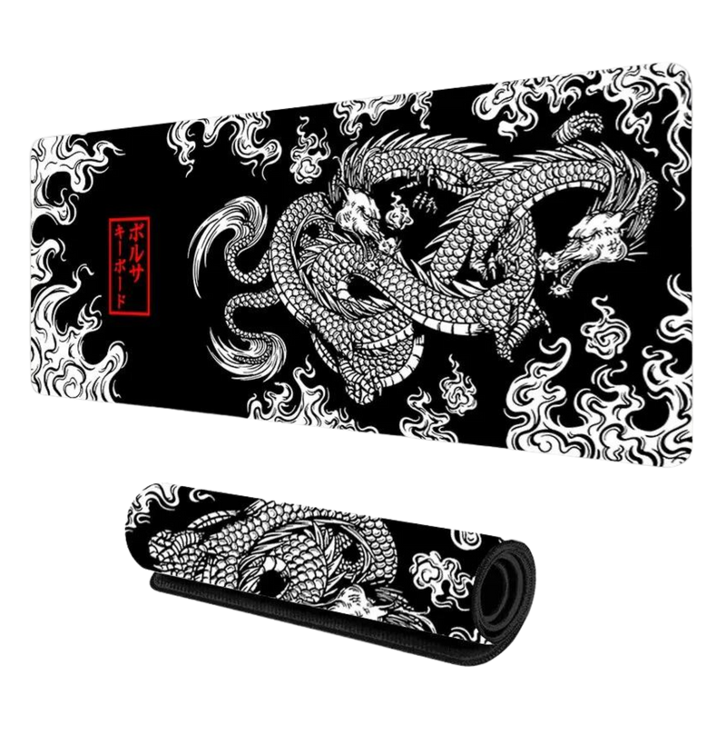 Alfombrilla de ratón para juegos Japanese Dragon XXL - Alfombrilla de escritorio Speed