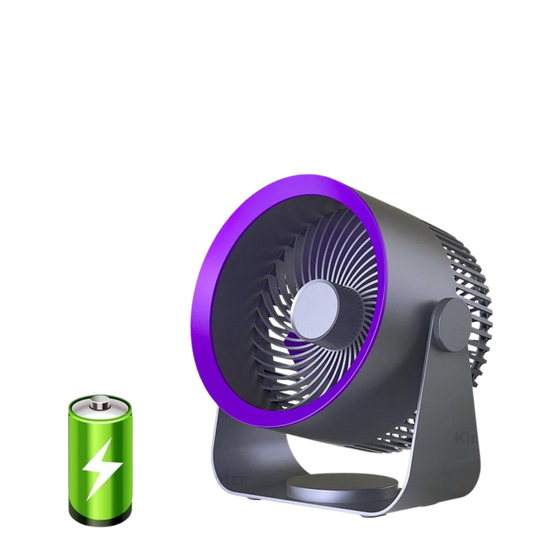 KINSCOTER Electric Fan: Multifunctional, Portable, Quiet