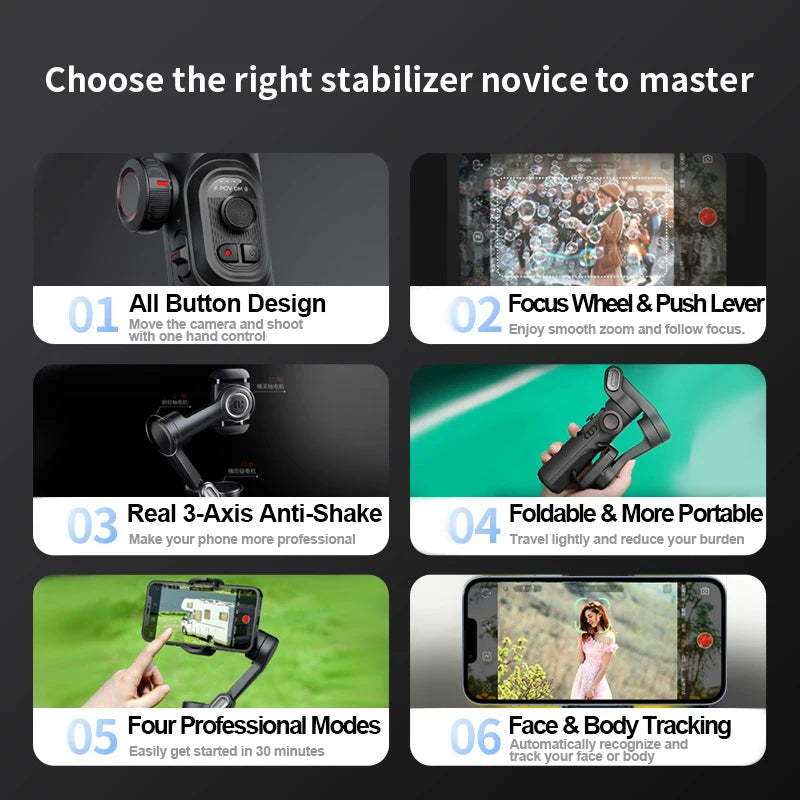 AOCHUAN Smartphone Gimbal Stabilizer