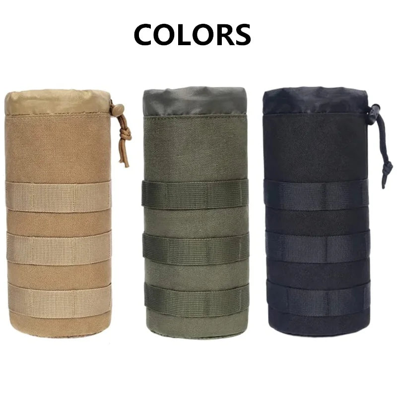 Tactical Molle Water Bottle Pouch - Outdoor & Hiking Ready - Vibe Gadget