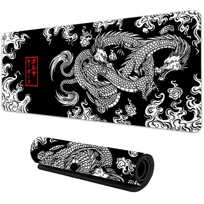 Japanese Dragon XXL Gaming Mousepad - Speed Desk Mat