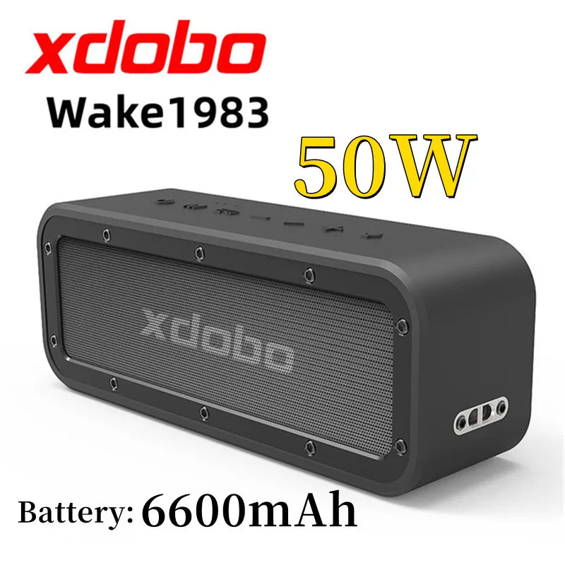 Altavoz para juegos Bluetooth resistente al agua de alta potencia 50W XDOBO 1983