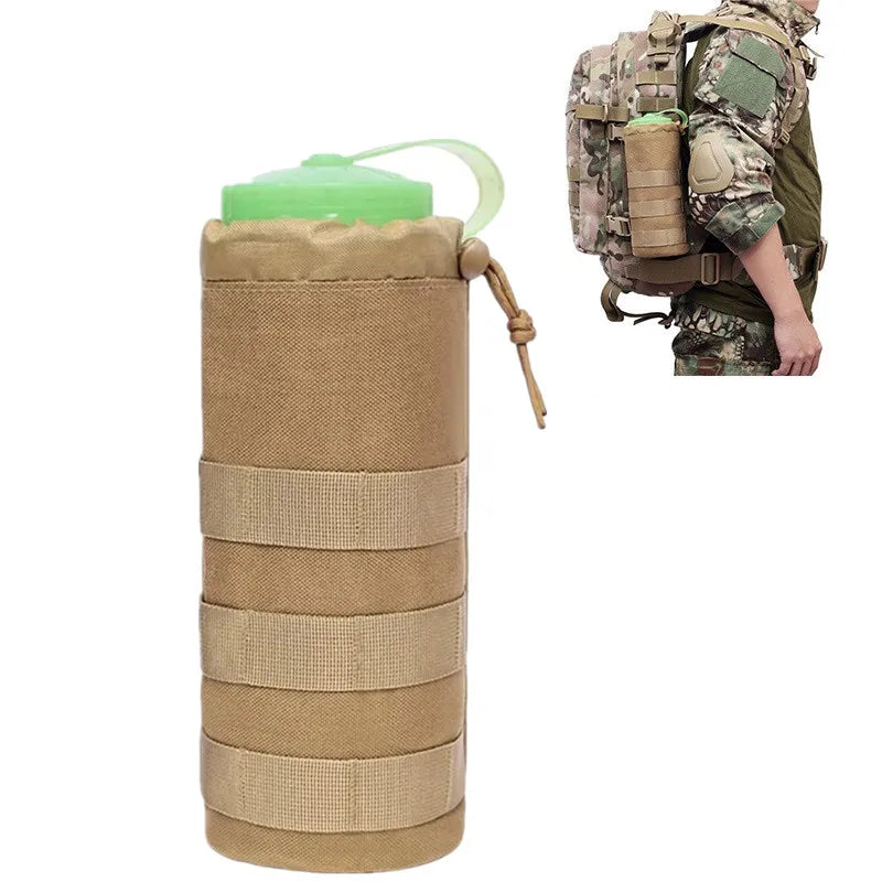 Tactical Molle Water Bottle Pouch - Outdoor & Hiking Ready - Vibe Gadget