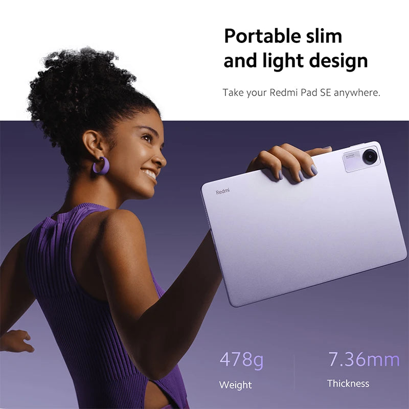 Xiaomi Redmi Pad SE: 11" FHD, 90Hz, Snapdragon 680, batería de 8000mAh