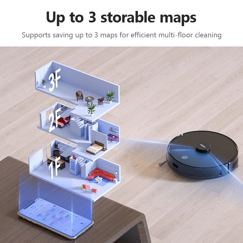 IMOU Vacuum Cleaner L11 Pro Max Smart Home Appliance Multiple Maps Cleaning Machine - Vibe Gadget