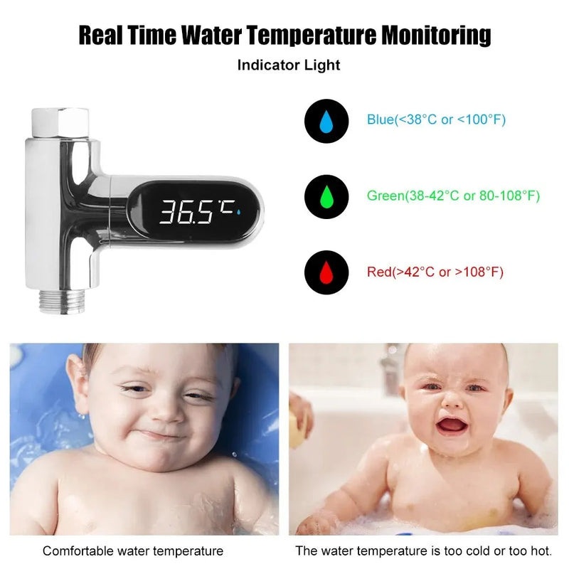 Hot Tub & Shower LED Water Temperature Monitor