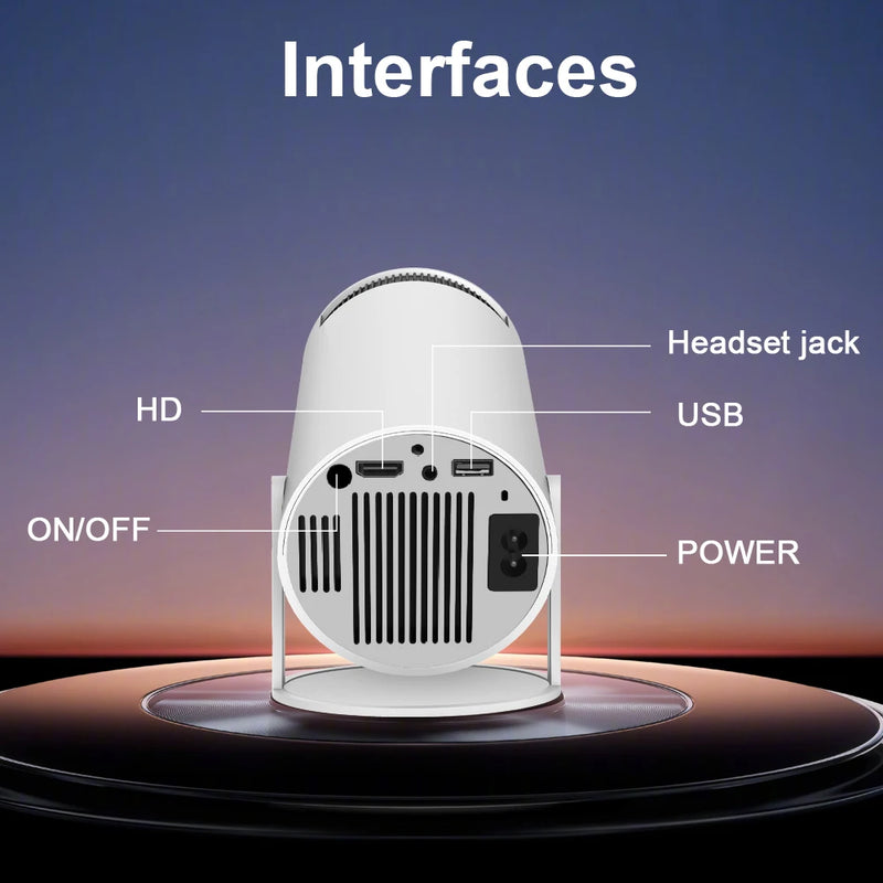 Transpeed 4K Android 11 Projector: Dual Wifi6, 200 ANSI