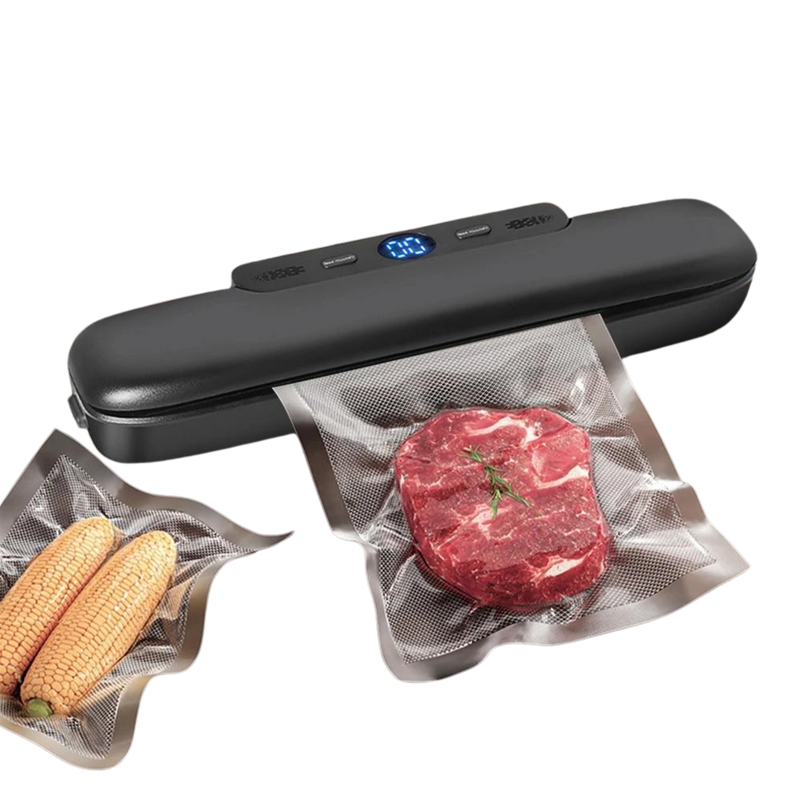 Vacuum Sealer: Food Packaging Machine with 10 Free Vacuum Bags