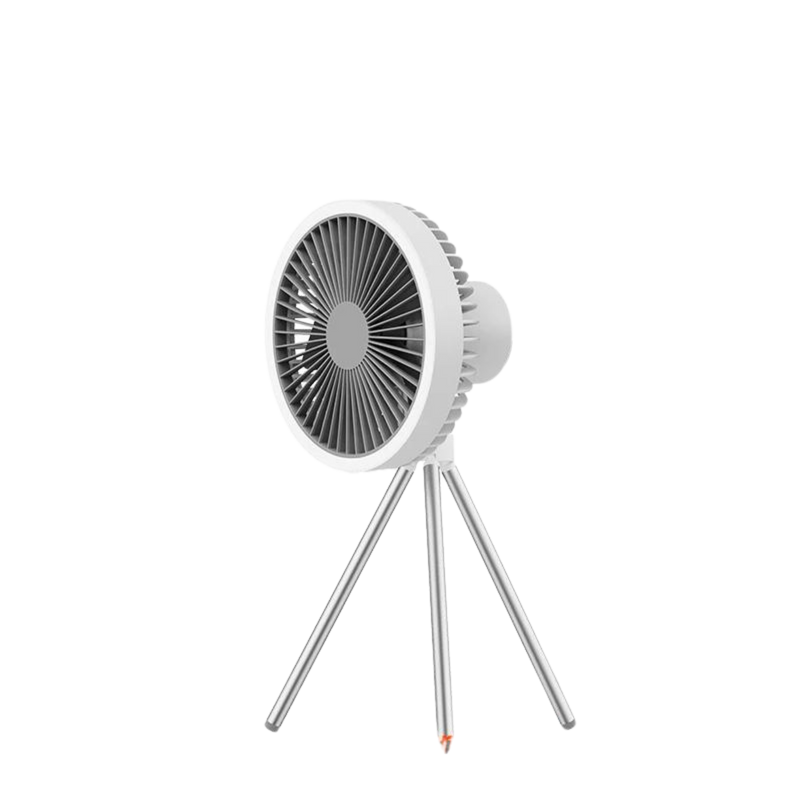 Portable Camping Light Fan with Rechargeable LED - 10000mAh